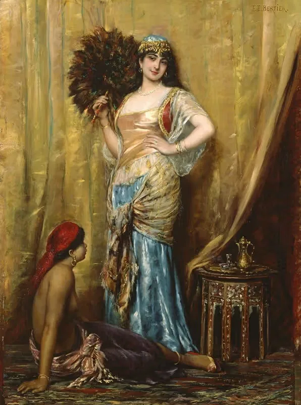 Женщины из гарема by Франсиск Эдвард Бертье — digital art print download
