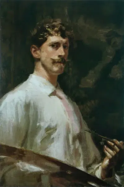 Автопортрет by Фредерик Уильям МакМонис, 1896 — digital art print download