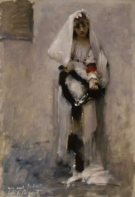A Parisian Beggar Girl — John Singer Sargent