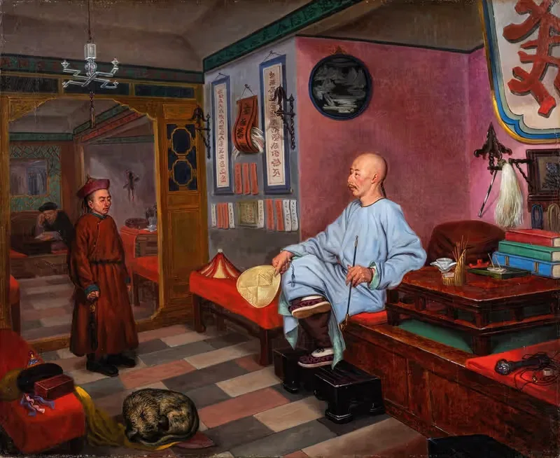 Chinese Trader in Kyakhta (Russia) — Karl Mazér