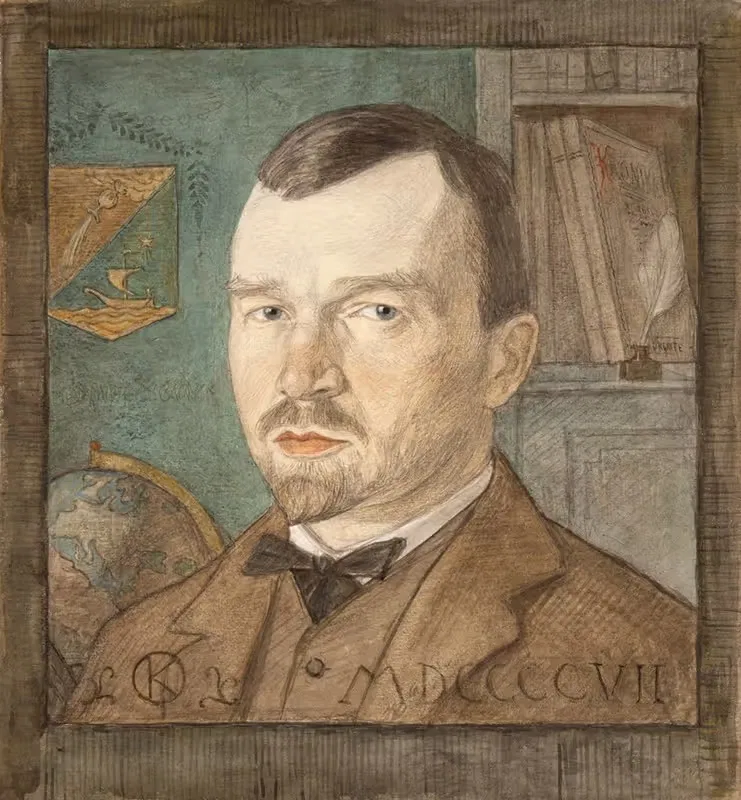 Вернер Лундквист, судовладелец by Оле Крузе, 1907 — digital art print download