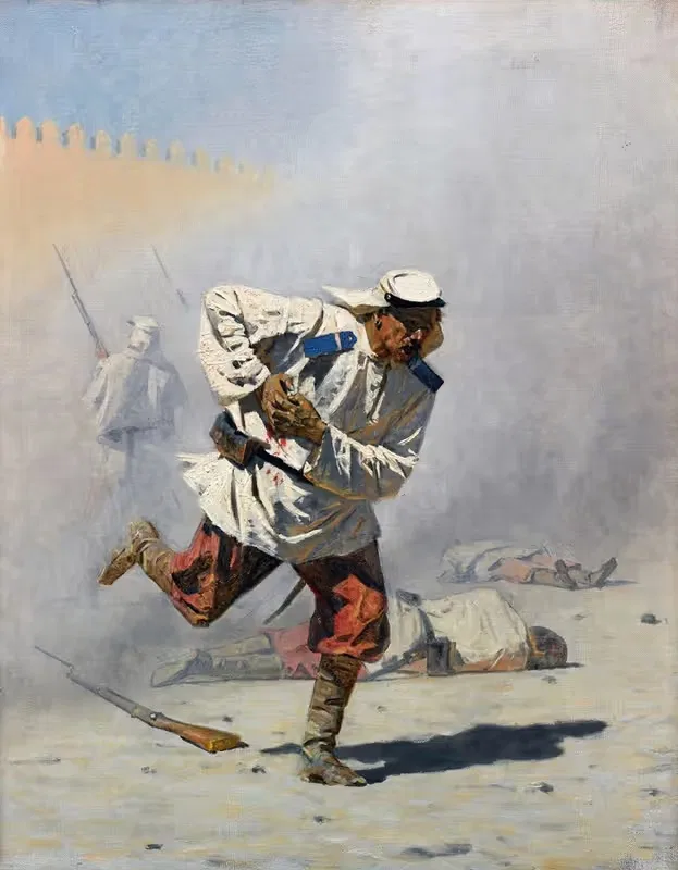 Смертельно раненый by Василий Верещагин, 1873 — digital art print download