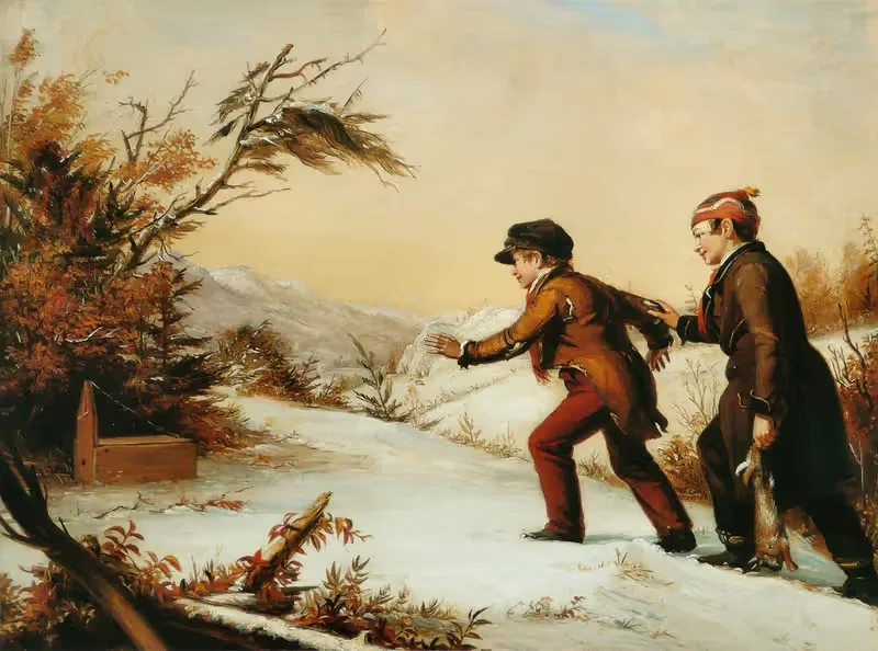 Ловушка сработала by Уильям Сидни Маунт, 1844 — digital art print download