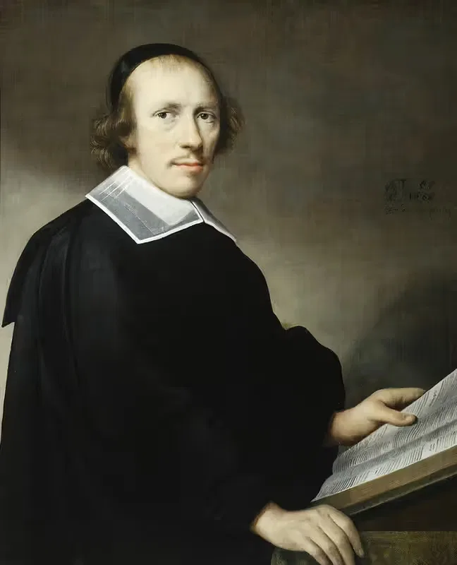 Portrait of a man with a book — Anthonie Palamedesz.