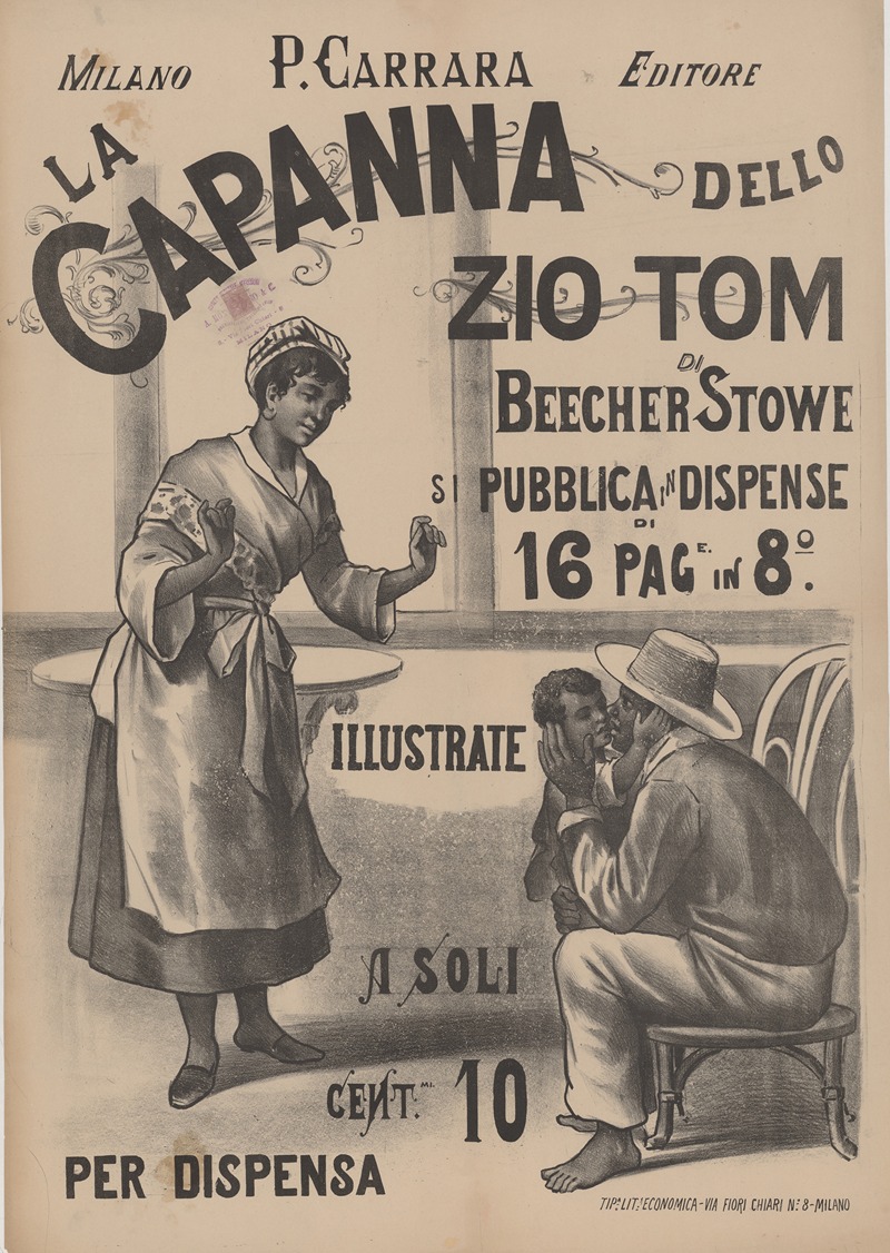 La Campanna dello zio Tom by Аноним, 1870-1890 — digital art print download