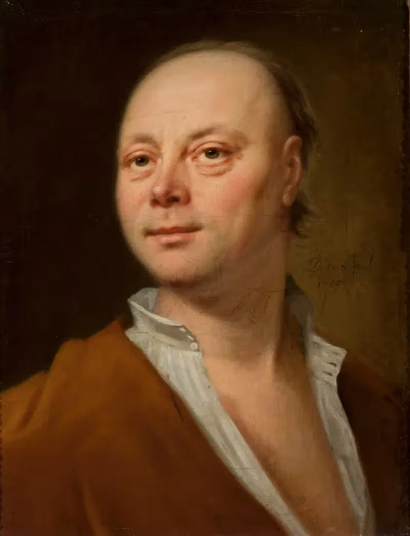Portrait of a man — Balthasar Denner