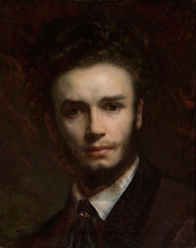 Автопортрет by Даниэль Пентер, 1870 — digital art print download