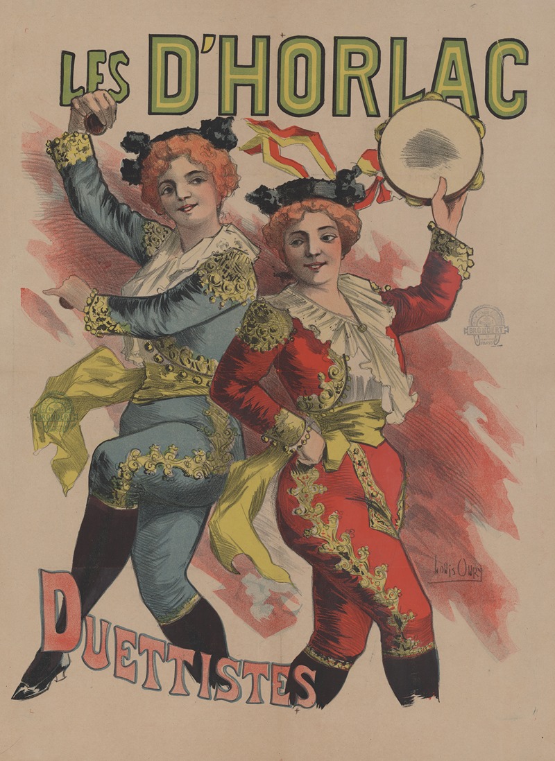 Les d'Horlac, duettistes by Аноним, 1895 — digital art print download