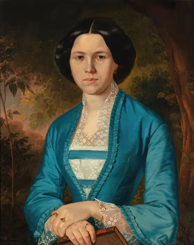 Portrait of a lady — Franciszek Mielnicki