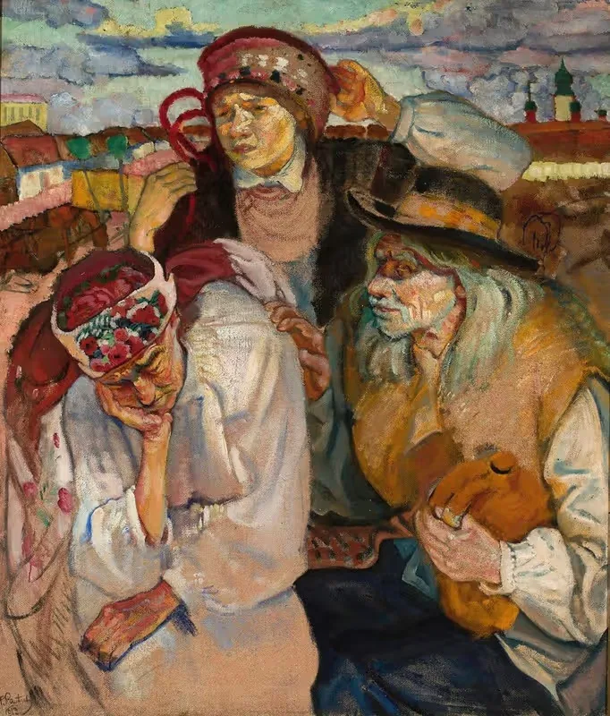 Изучение крестьян by Фридерик Паутш, 1913 — digital art print download
