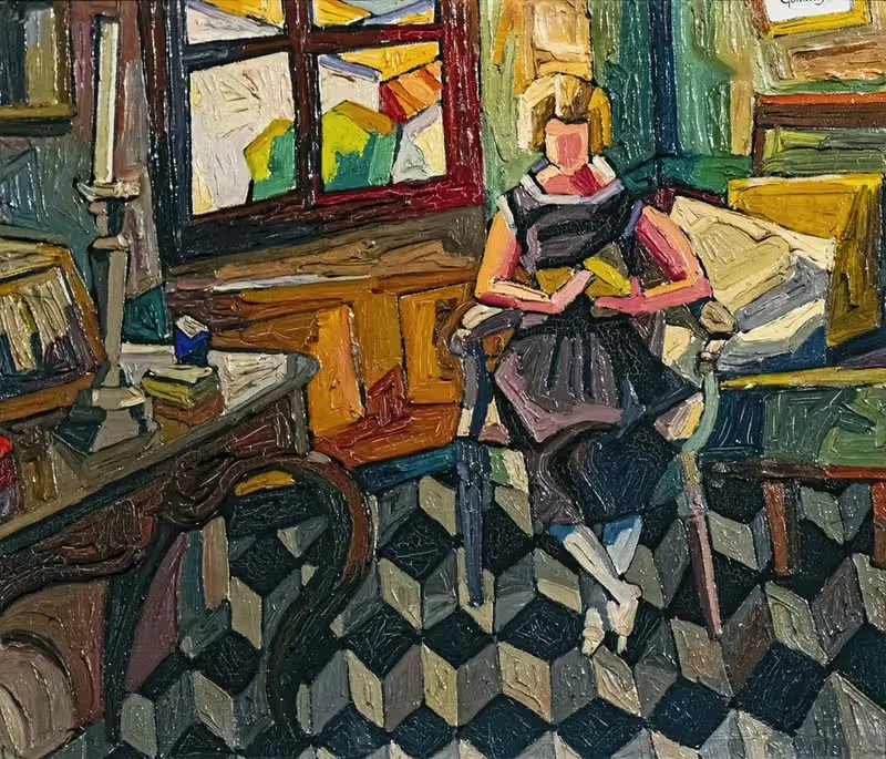 Luce reading to Rabastens — Georges Gaudion
