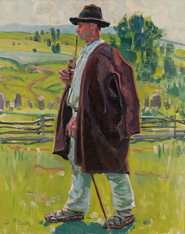 Этюд горца by Густав Пиллати, 1920 — digital art print download