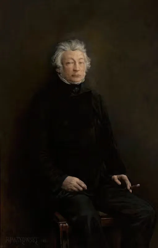 Portrait of Adam Mickiewicz — Henryk Piątkowski