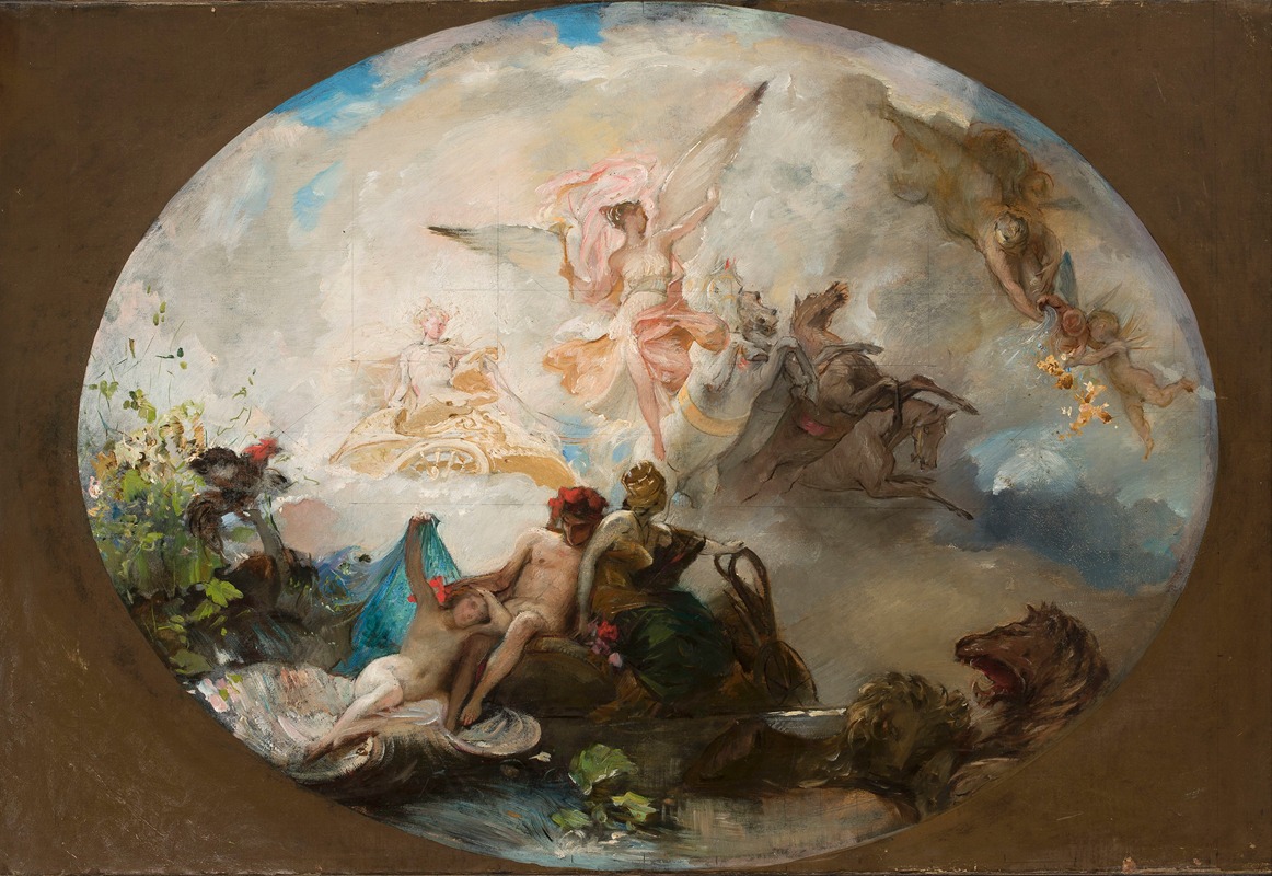Aurora by Генрик Симирядзкий, c. 1886 — digital art print download