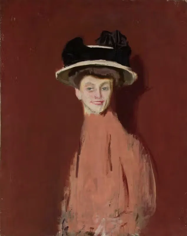 Portrait study of a woman — Ignacy Marek