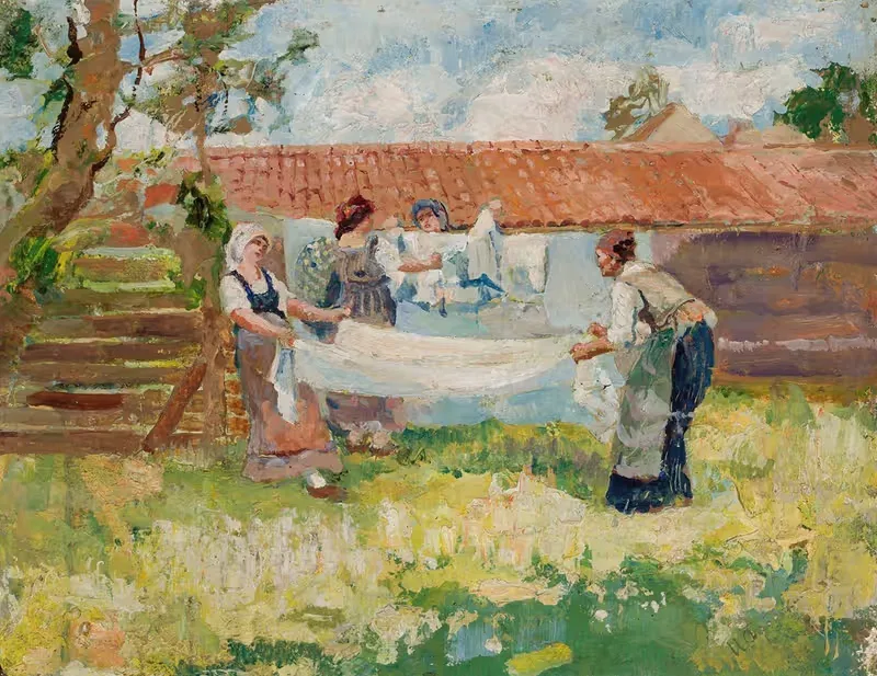 Прачки by Исаак Израилевич Бродский — digital art print download