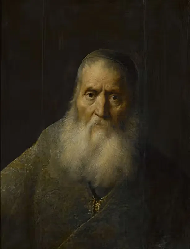 Old man in a skullcap by Jan Lievens, c. 1623 — digital art print download