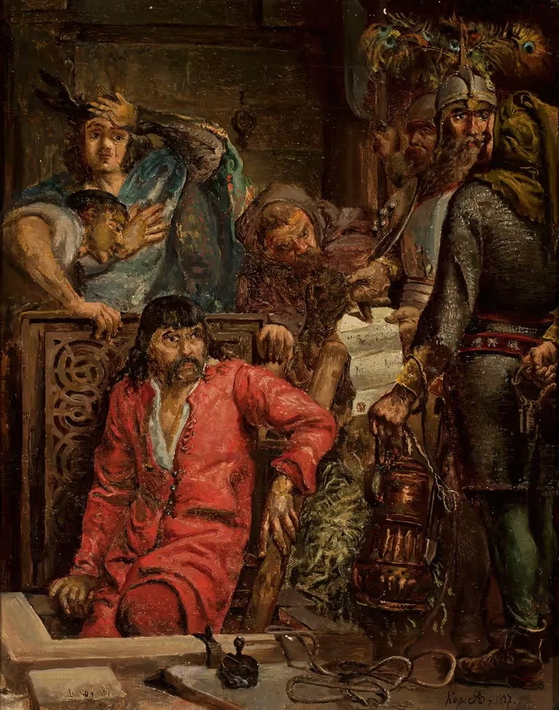 Мацек Боркович by Ян Матейко, 1877 — digital art print download