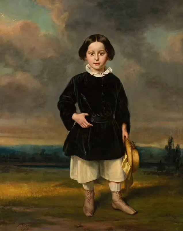 Portrait of a boy — Julius Schoppe