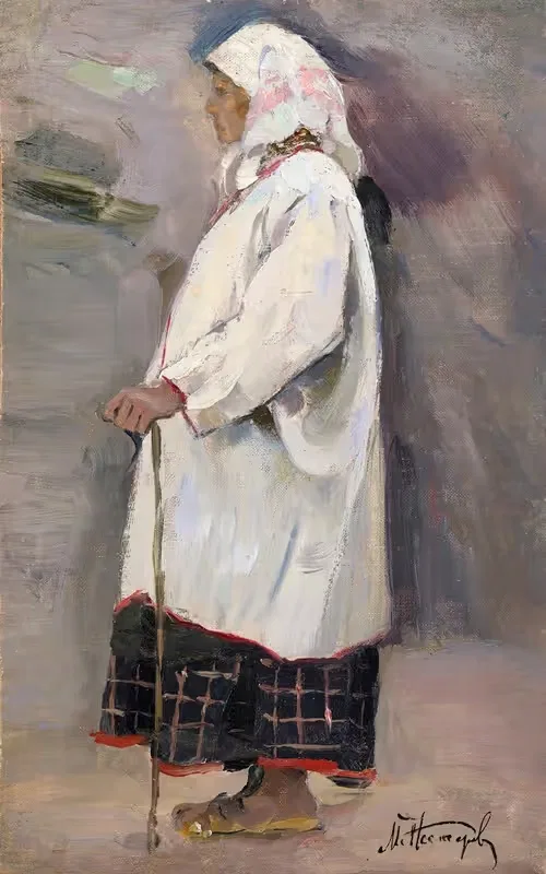 Крестьянка by Михаил Нестеров, 1901 — digital art print download