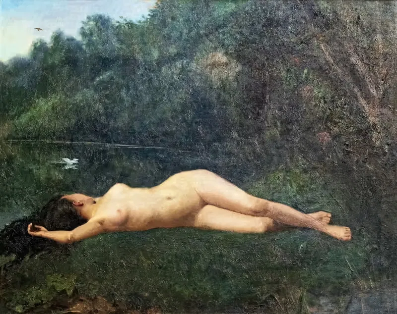 Женский ню by Поль Прухо — digital art print download