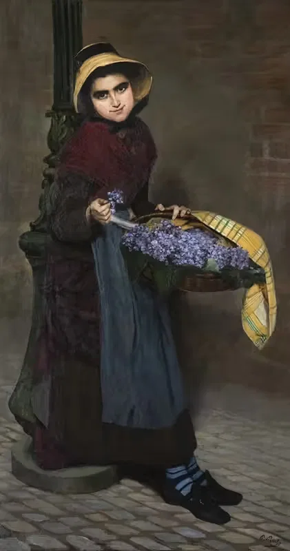 The girl selling violets — Paul Prouho