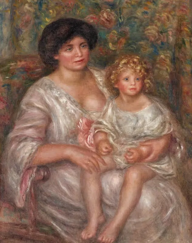 Mère et Enfant (Mother and Child) — Pierre-Auguste Renoir