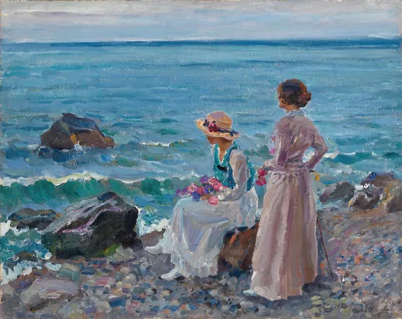 Women by the Sea — Sergei Arsenevich Vinogradov