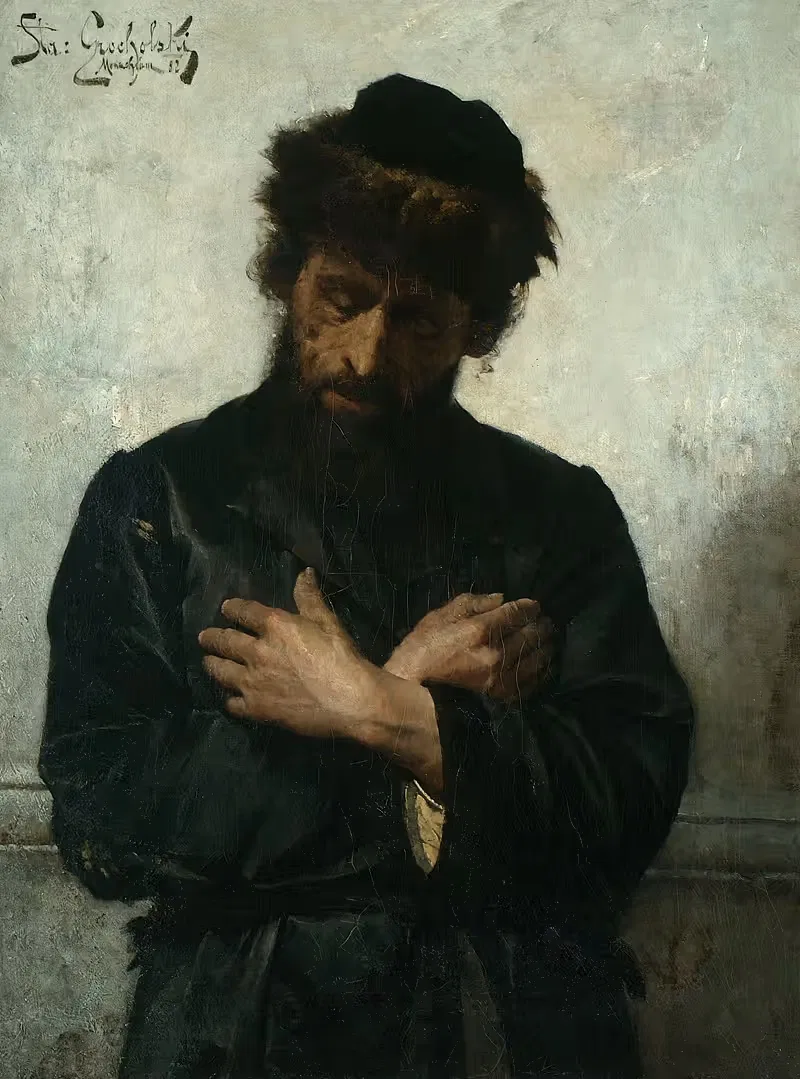 Молящийся еврей by Станислав Грохольский, 1892 — digital art print download