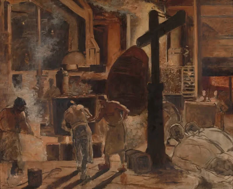 Steelworks by Constantin Meunier — digital art print download