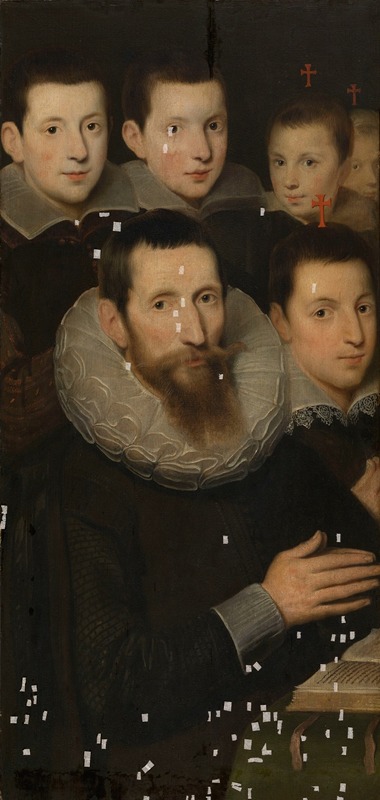 Donor with Five Sons by Cornelis de Vos — digital art print download