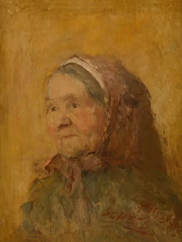 Старая женщина by Эверт Ларок, 1892 — digital art print download