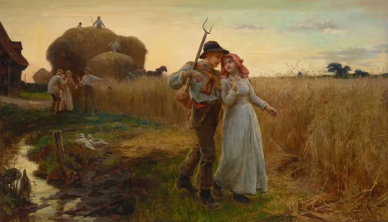 Избранный ухажёр by Фредерик Морган, 1887 — digital art print download