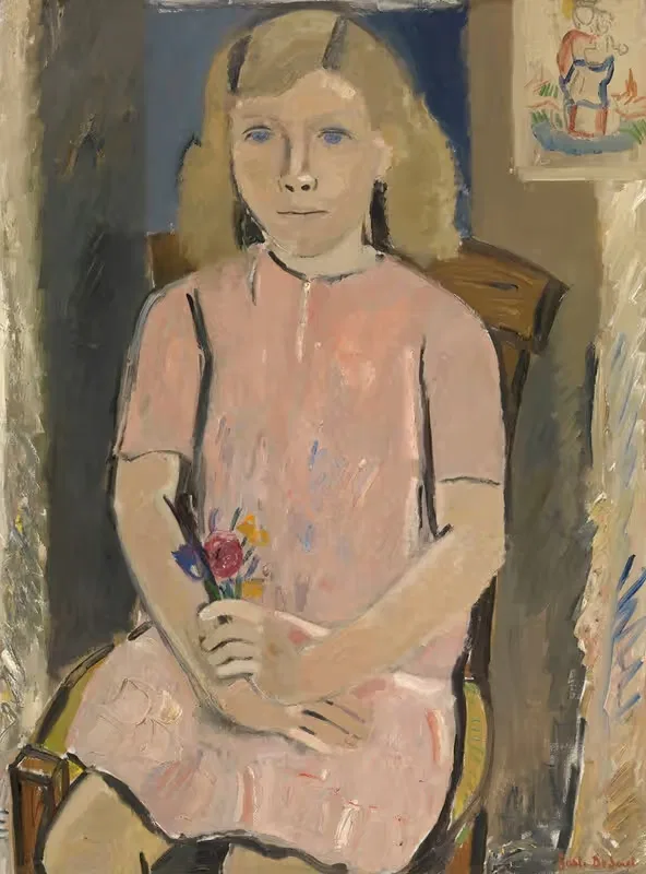Девушка в розовом by Гюстав Де Смет, 1937 — digital art print download