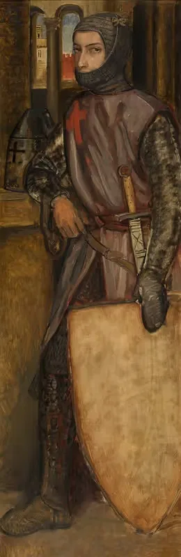 Годфрид Бульонский by Ян Август Хендрик Лейс, 1864-1869 — digital art print download