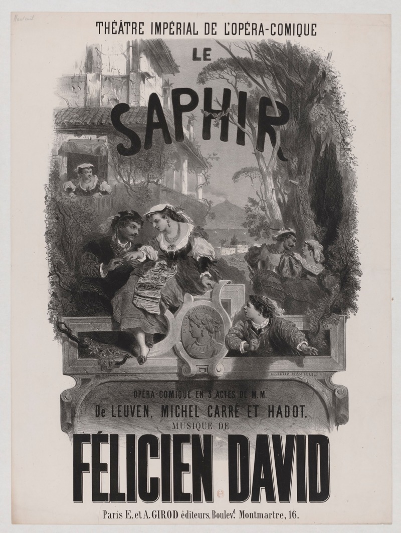Théâtre Impérial de l'Opéra-comique. Le Saphir — Celestin Nanteuil