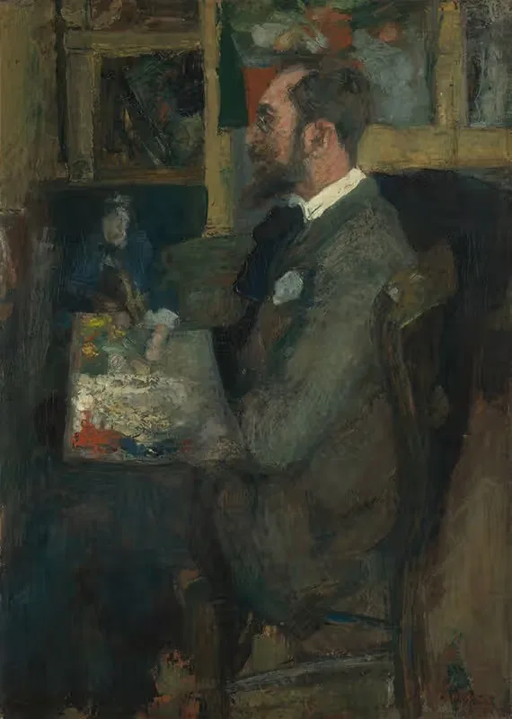 Theo Hannon by James Ensor, 1881 — digital art print download