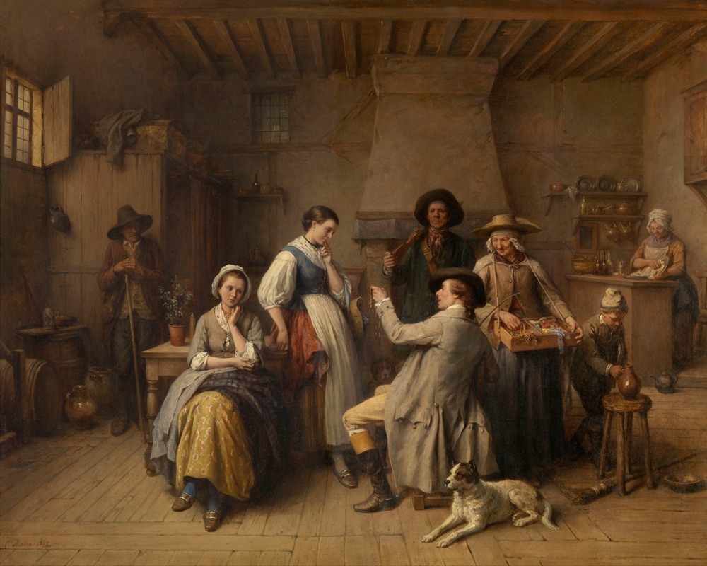 Вежливость by Жан-Батист Маду, 1862 — digital art print download