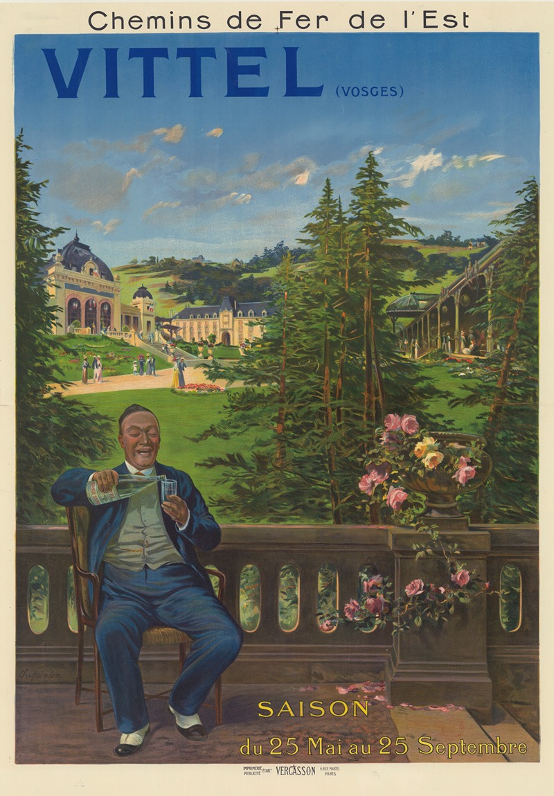 Chemins de Fer de l'Est. Vittel (Vosges) — Clément-Henri Quinton