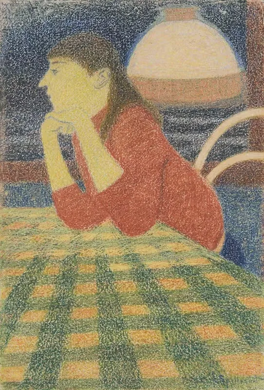 Женщина, опирающаяся by Леон Спиллиарт, 1912 — digital art print download