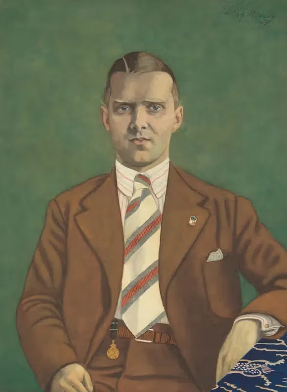 Портрет Адольфа Ван Глабеке by Леон Спиллиарт, 1937 — digital art print download