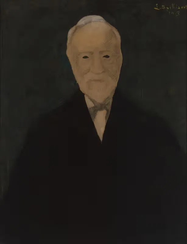 Портрет Эндрю Карнеги by Леон Спиллиарт, 1913 — digital art print download
