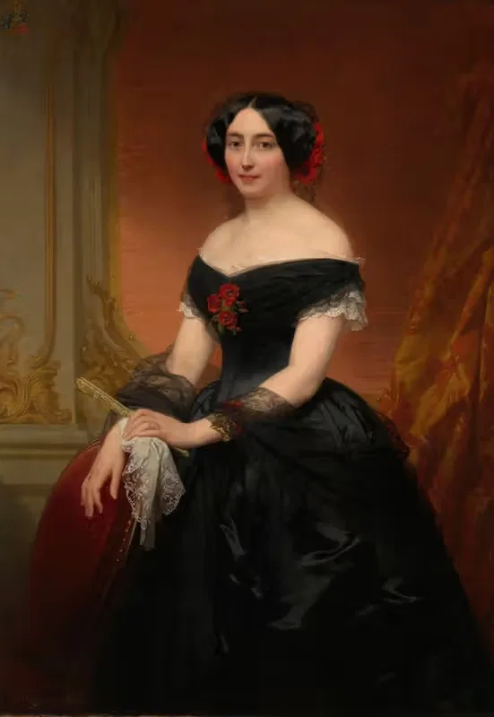 Мадам Мольс-де Бриальмон by Никаз Де Кейзер, 1853 — digital art print download