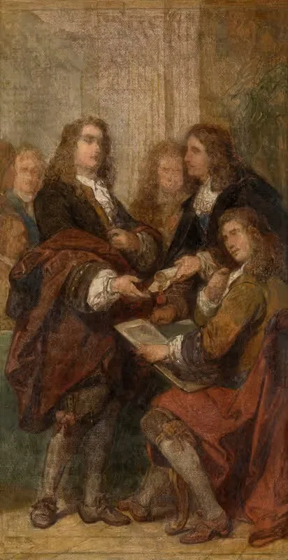 The Engraver Gerard Edelinck in Paris — Nicaise De Keyser