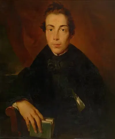 The Painter Henri Leys by Nicaise De Keyser, 1834 — digital art print download