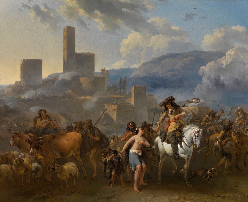 War Time by Nicolaes Pietersz. Berchem — digital art print download