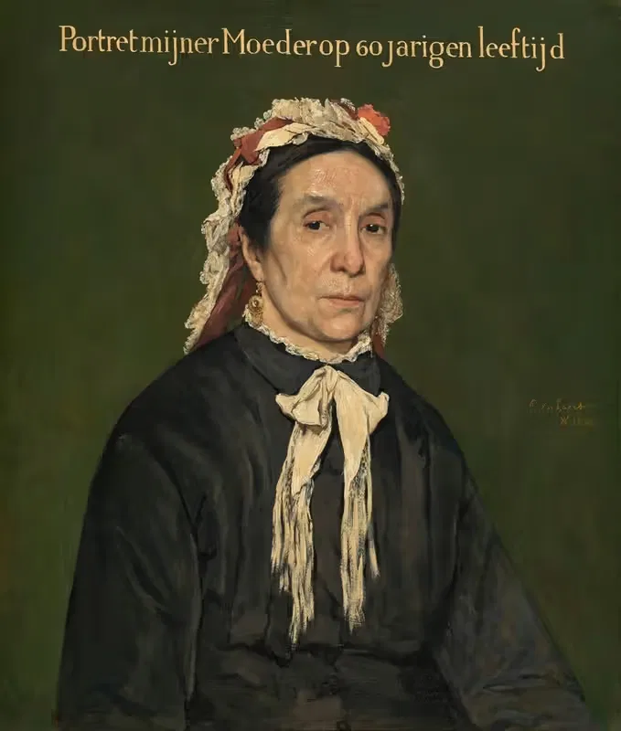 Мать художника by Пит Верхаерт, 1880 — digital art print download