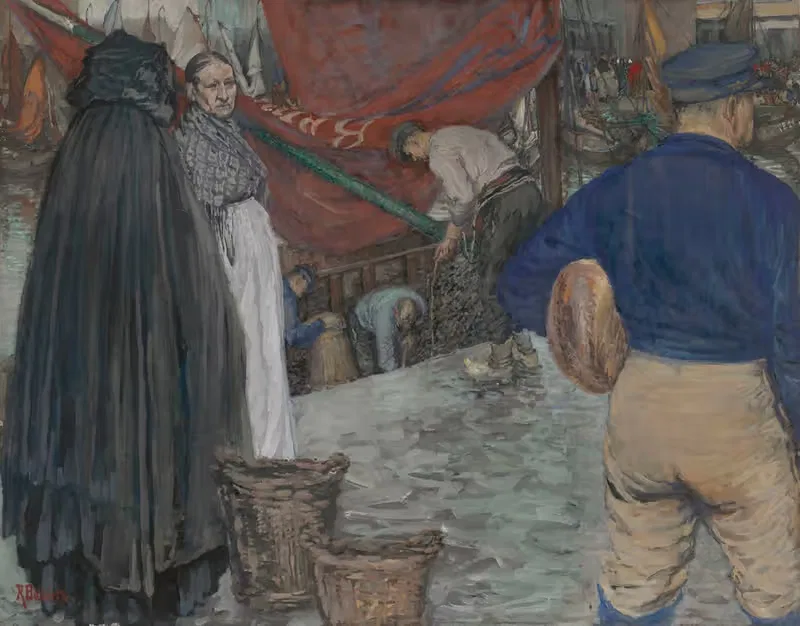 Arrival of the Mussel Barges — René Bosiers