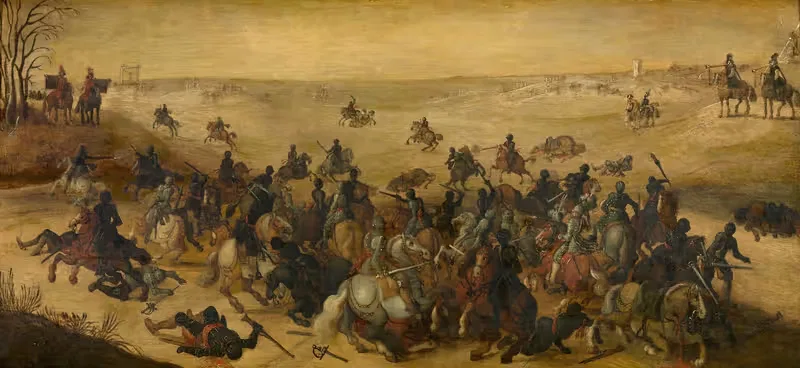 Battle of Lekkerbeetjen — Sebastian Vrancx