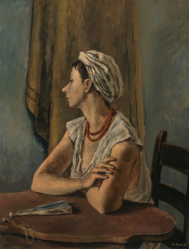 Peggy Bacon by Alexander Brook, 1932 — digital art print download